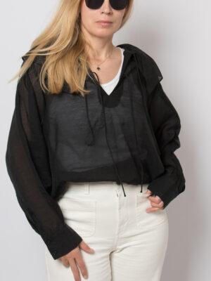 90s Ruffle Collar Shirt