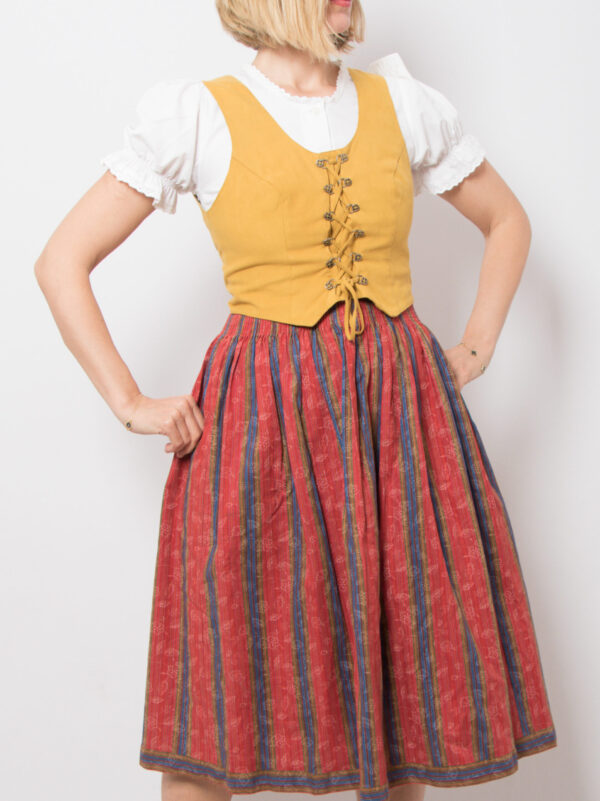 Vintage Folk Dirndl Skirt - Image 6