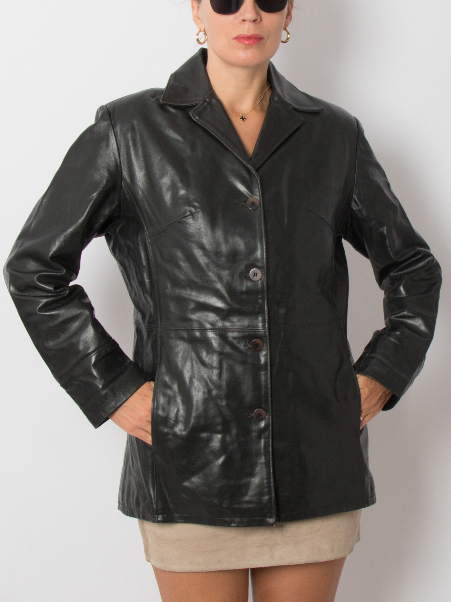 Dario Brizzi 90s Leather Jacket Dario Brizzi 90s Leather Jacket - Image 2