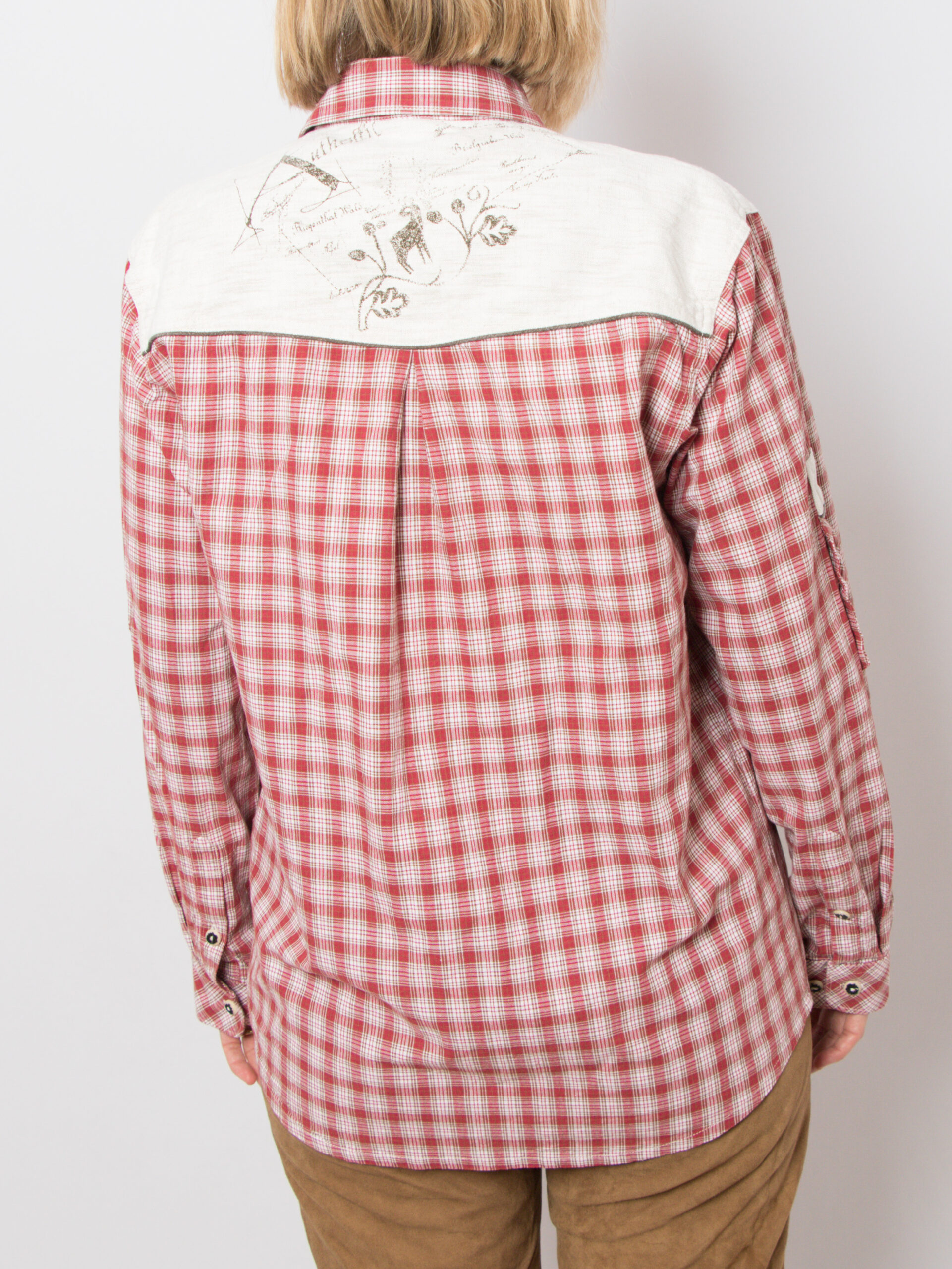 Vintage Red Plaid Shirt Vintage Red Plaid Shirt - Image 4