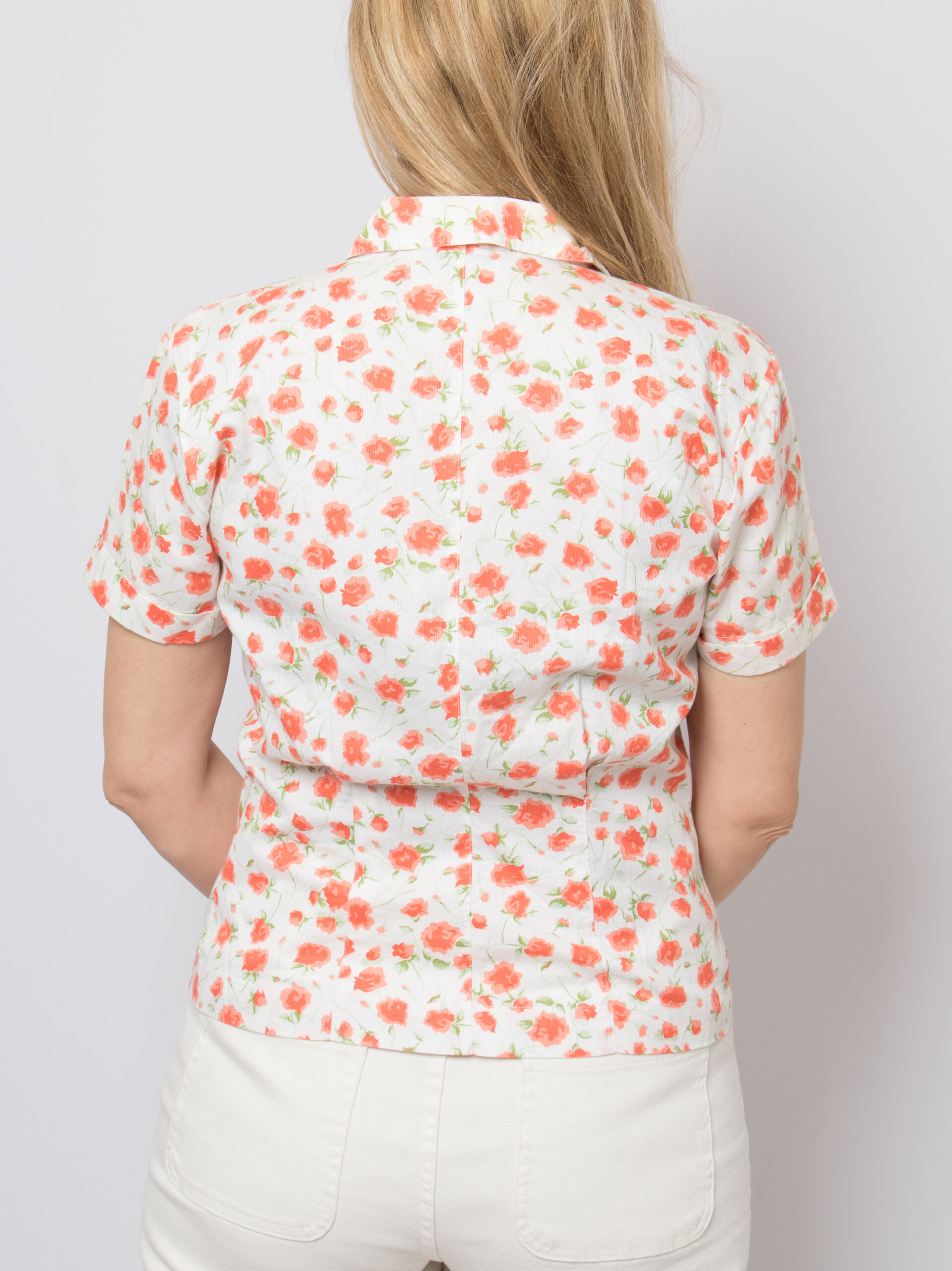 Vintage Rose Print Shirt Vintage Rose Print Shirt - Image 3