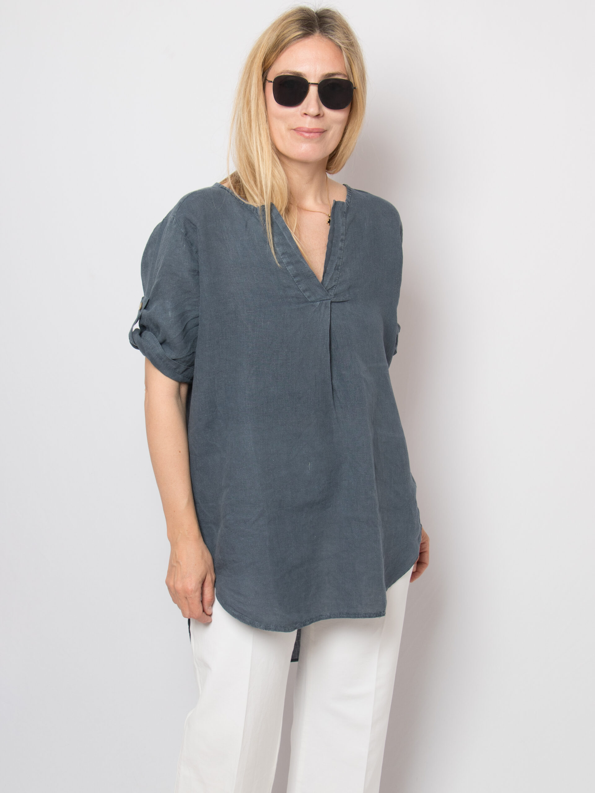 Vintage Linen Tunic Resort Holiday Vintage Linen Tunic Resort Holiday - Image 2