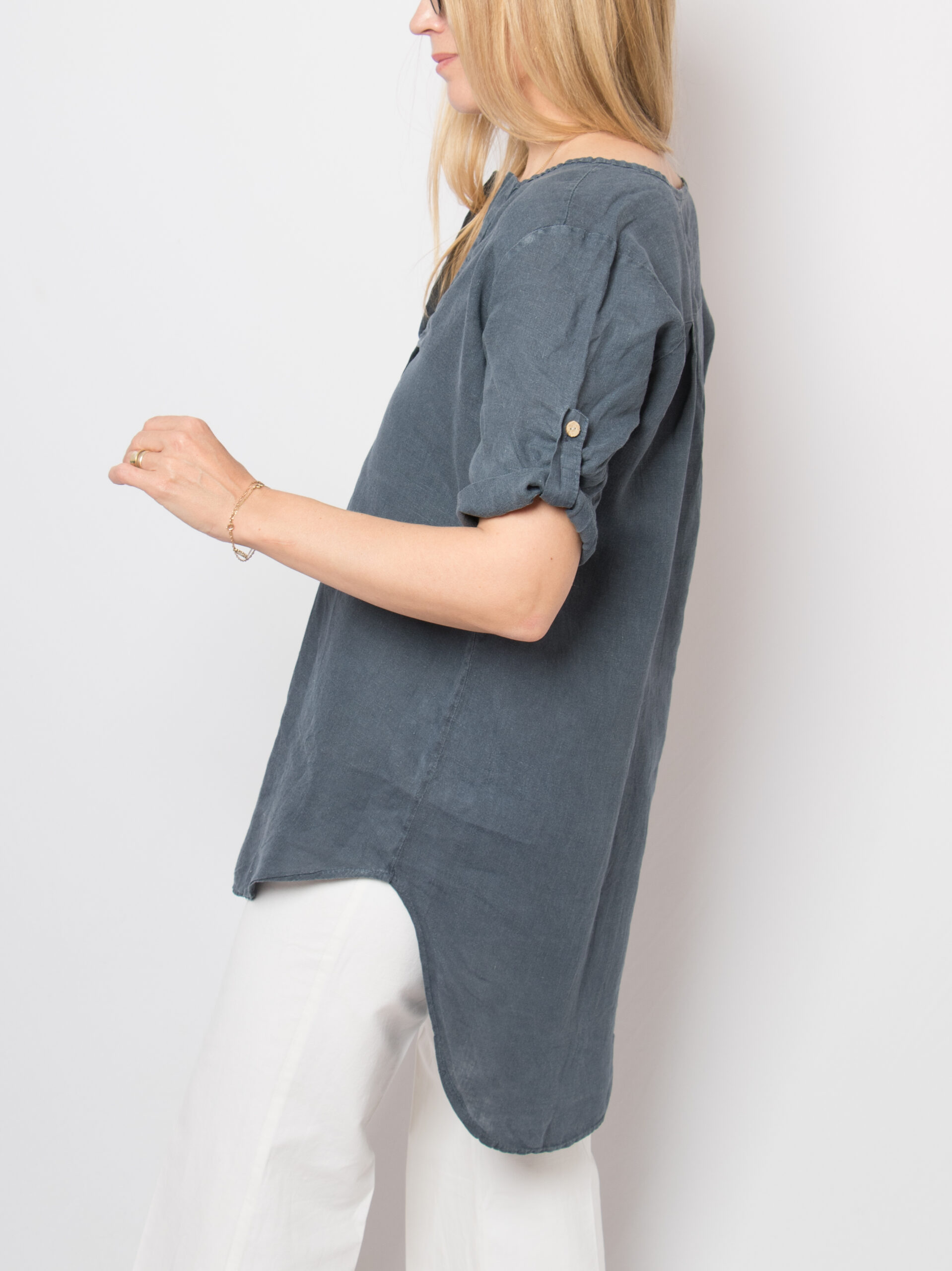 Vintage Linen Tunic Resort Holiday Vintage Linen Tunic Resort Holiday - Image 3