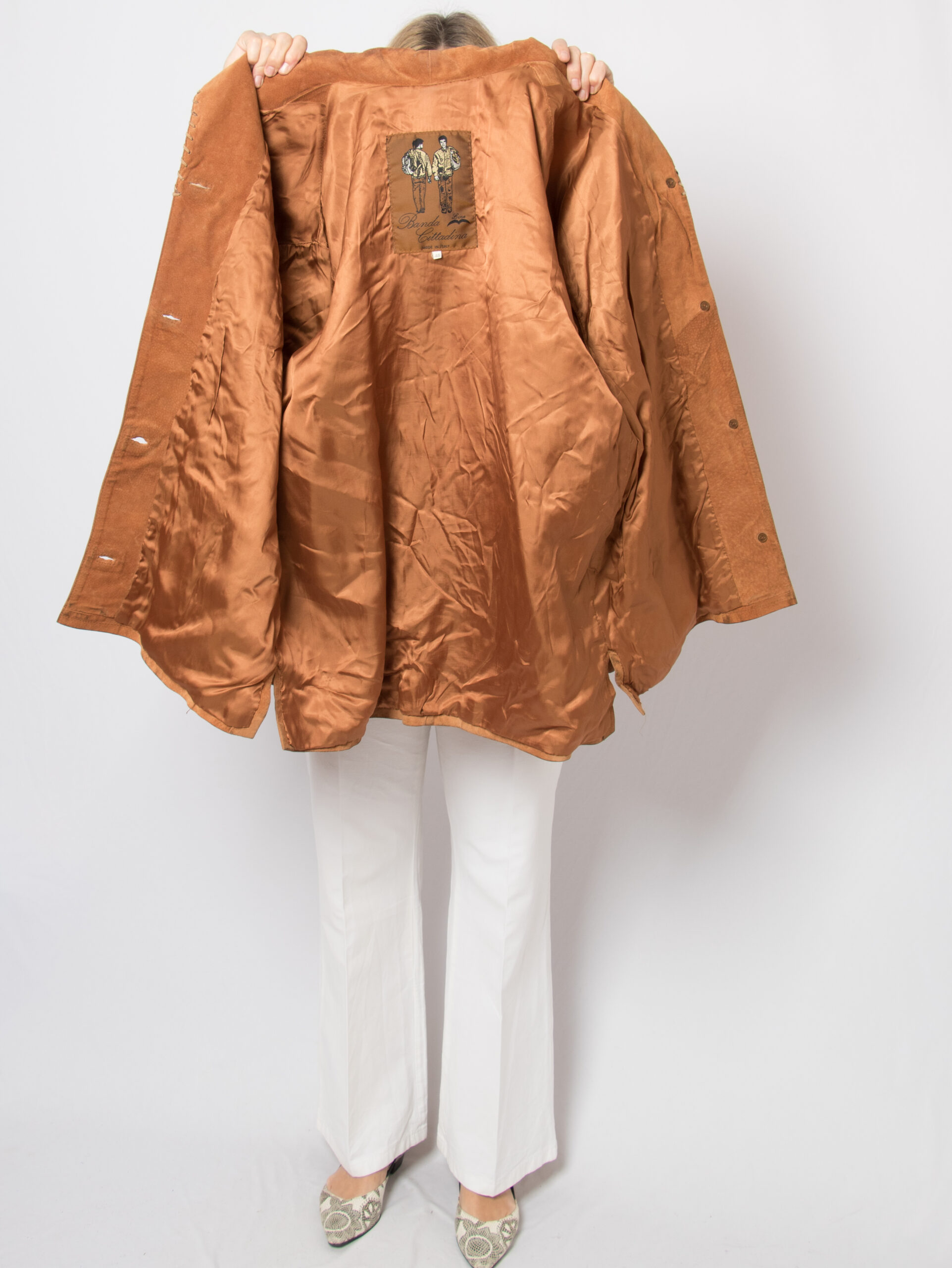 Rustic Vintage Fringed Suede Jacket Rustic Vintage Fringed Suede Jacket - Image 14