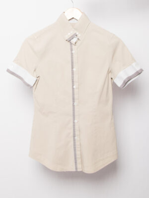 Vintage Nara Camicie Taupe Shirt