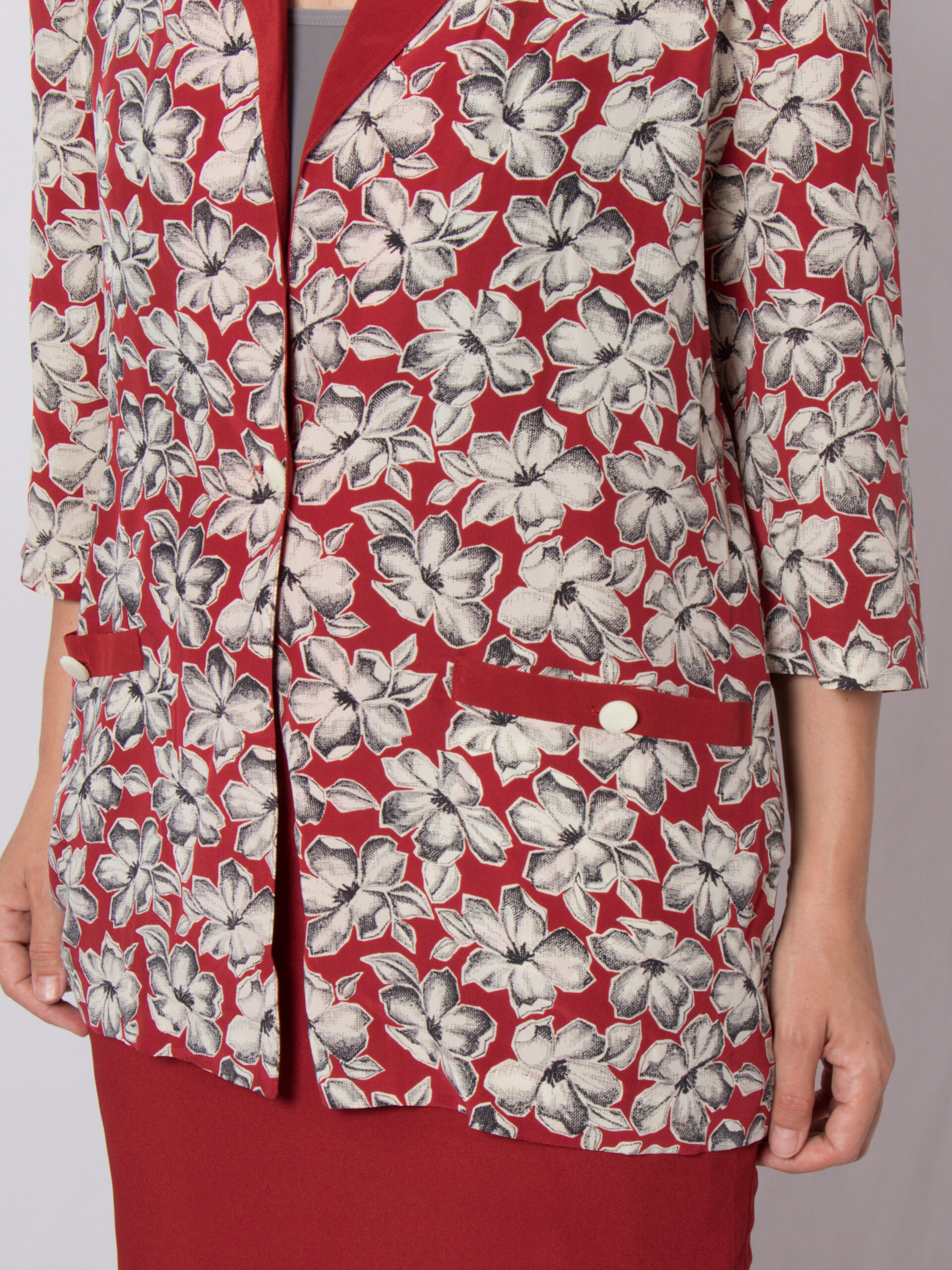 Vintage Silk Skirt Set by Donna Enrica Vintage Silk Skirt Set by Donna Enrica - Image 2