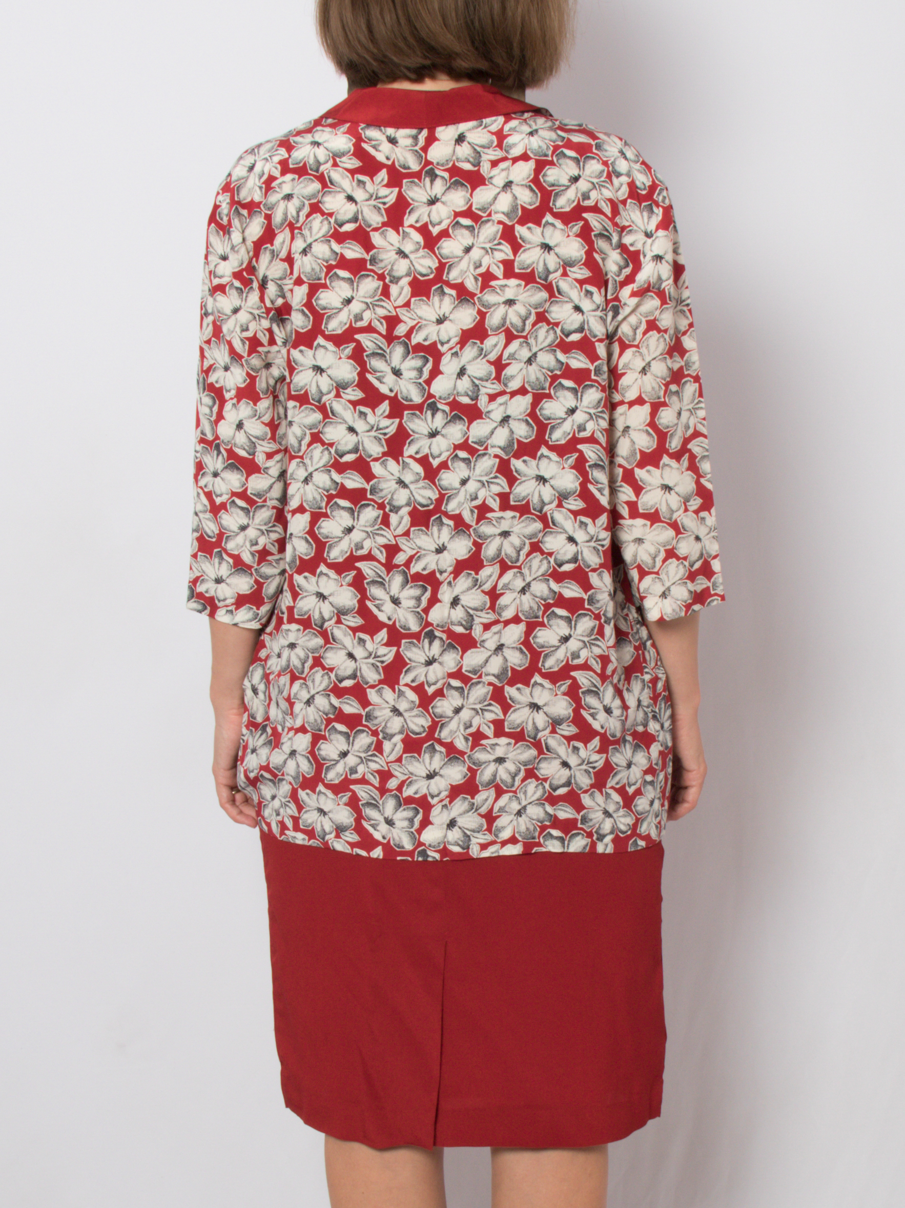 Vintage Silk Skirt Set by Donna Enrica Vintage Silk Skirt Set by Donna Enrica - Image 4