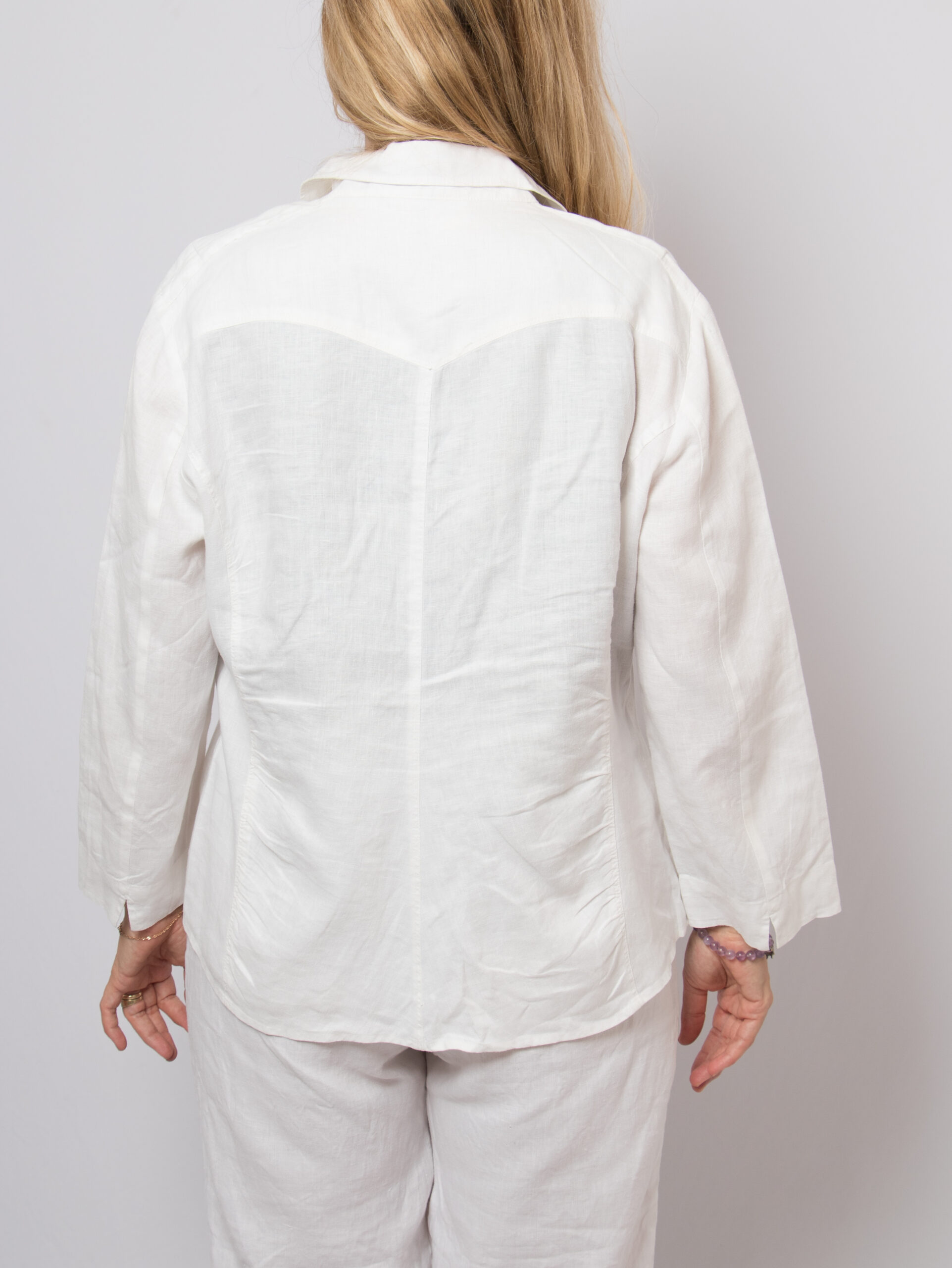 WEEKEND MAX MARA White Linen Shirt WEEKEND MAX MARA White Linen Shirt - Image 6