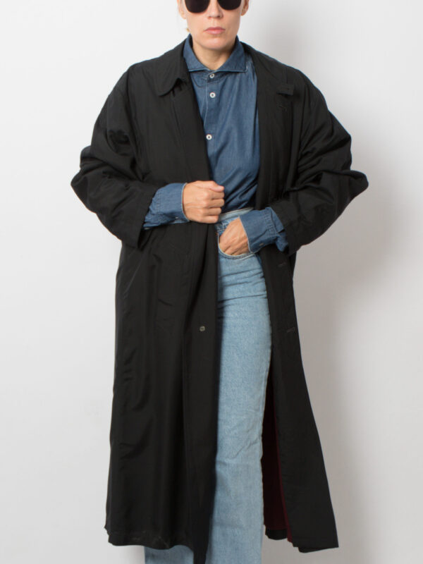 Vintage Silk Duster Coat