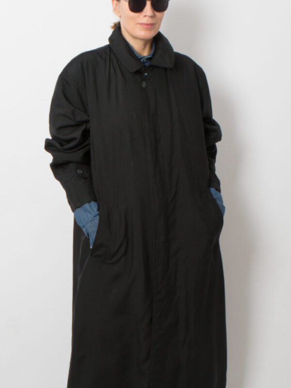 Vintage Silk Duster Coat - Image 4