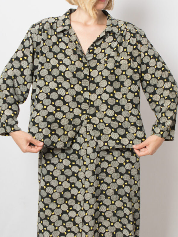 Vintage Donna Enrica Silk Dress - Image 2