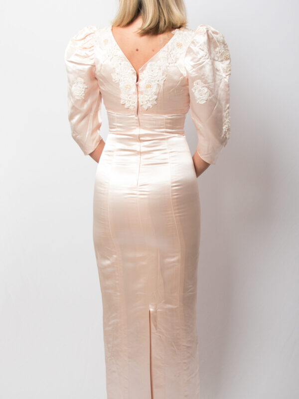 80s Maxi Ball Dress - Image 4