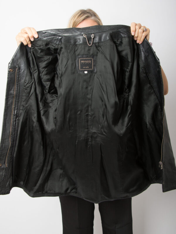 90s Leather Blazer by Privileg - Image 5