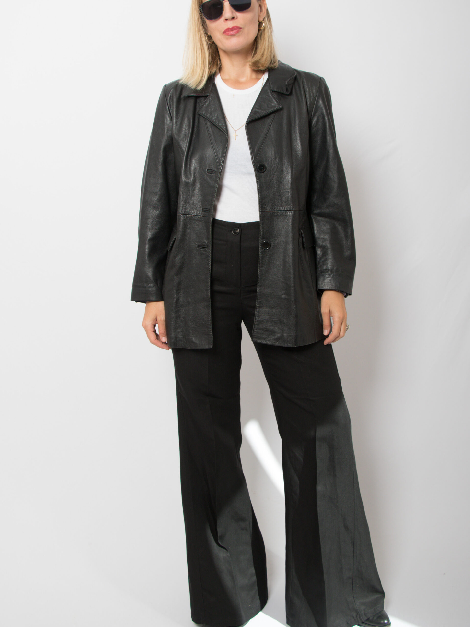 ICONIC Normcore 90s Leather Jacket ICONIC Normcore 90s Leather Jacket - Image 2