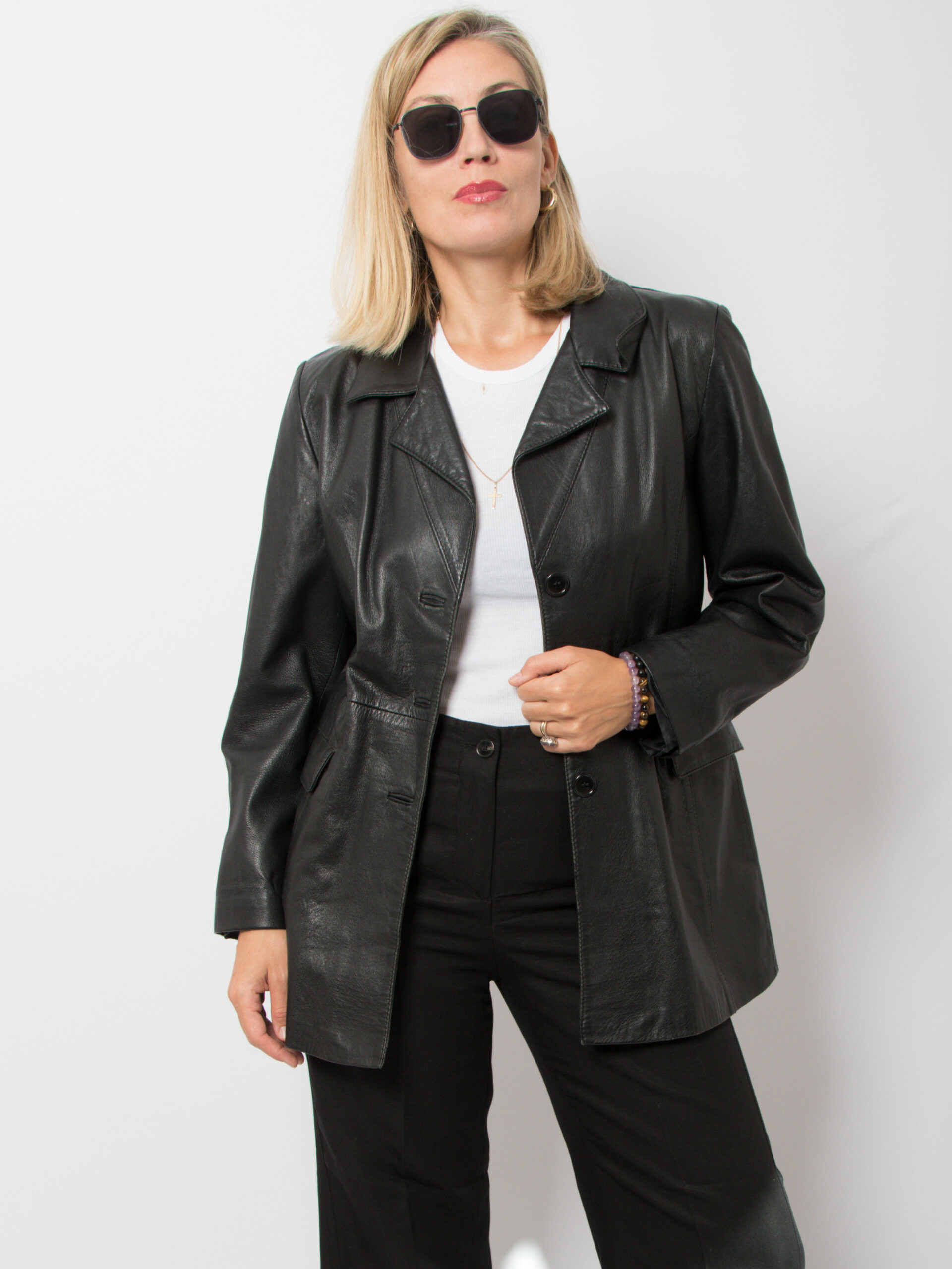 ICONIC Normcore 90s Leather Jacket ICONIC Normcore 90s Leather Jacket