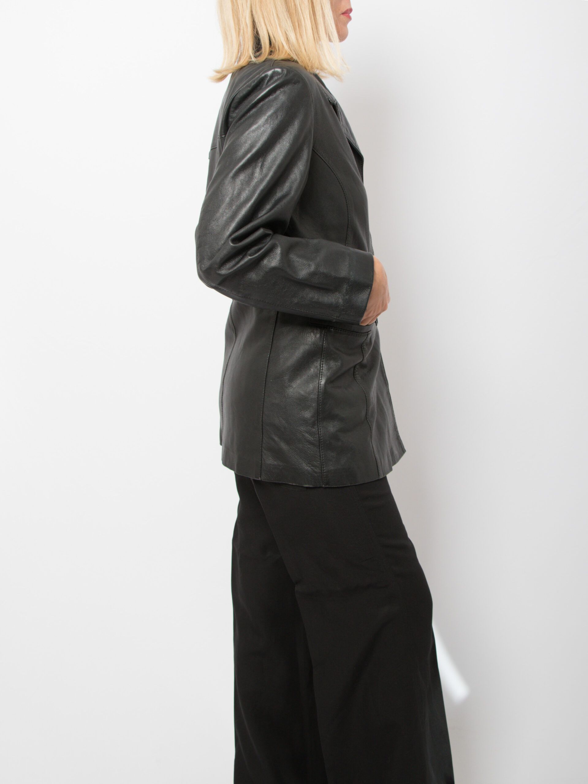 ICONIC Normcore 90s Leather Jacket ICONIC Normcore 90s Leather Jacket - Image 6