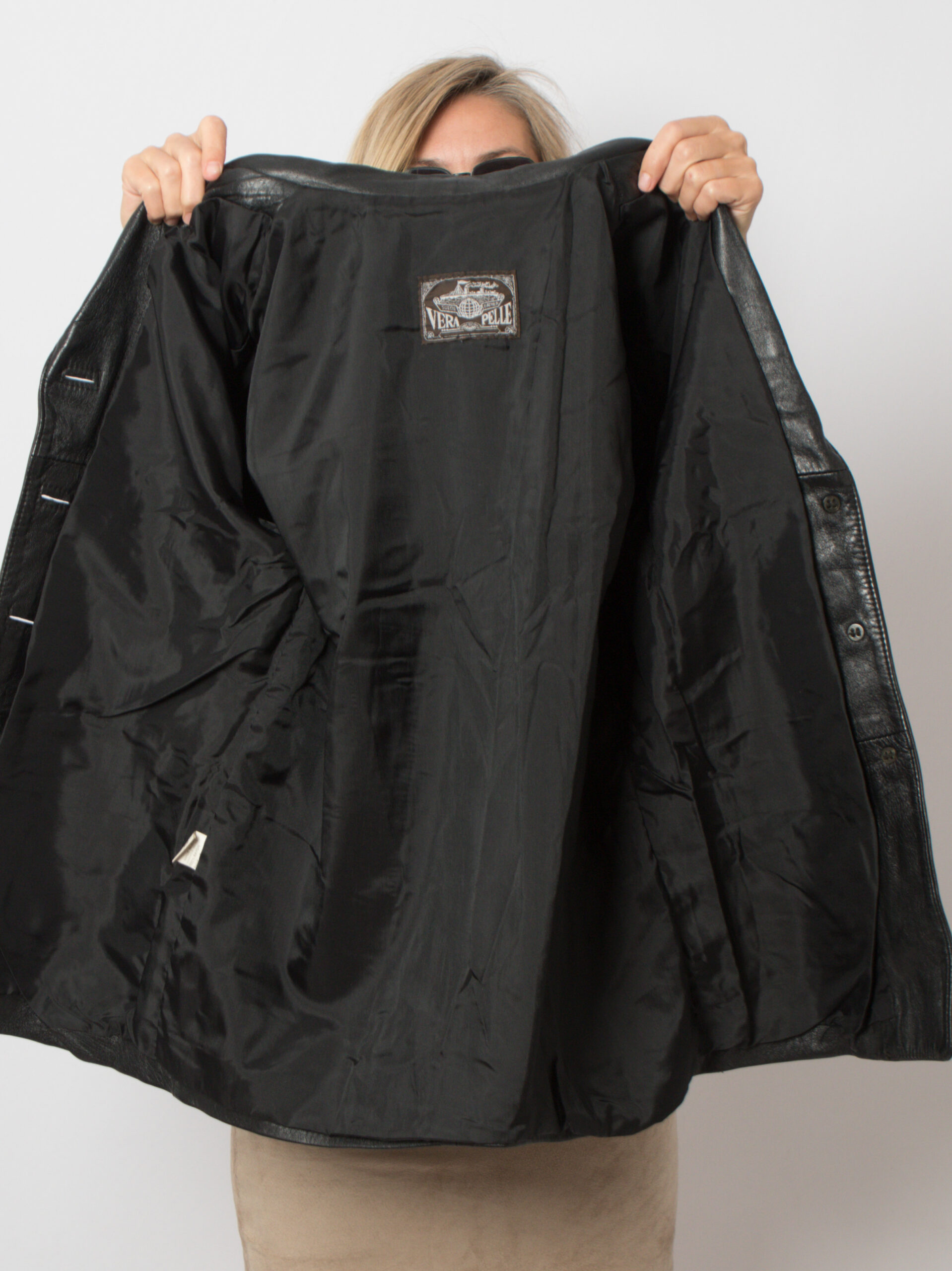 Y2K Black Leather Jacket Women Y2K Black Leather Jacket Women - Image 5