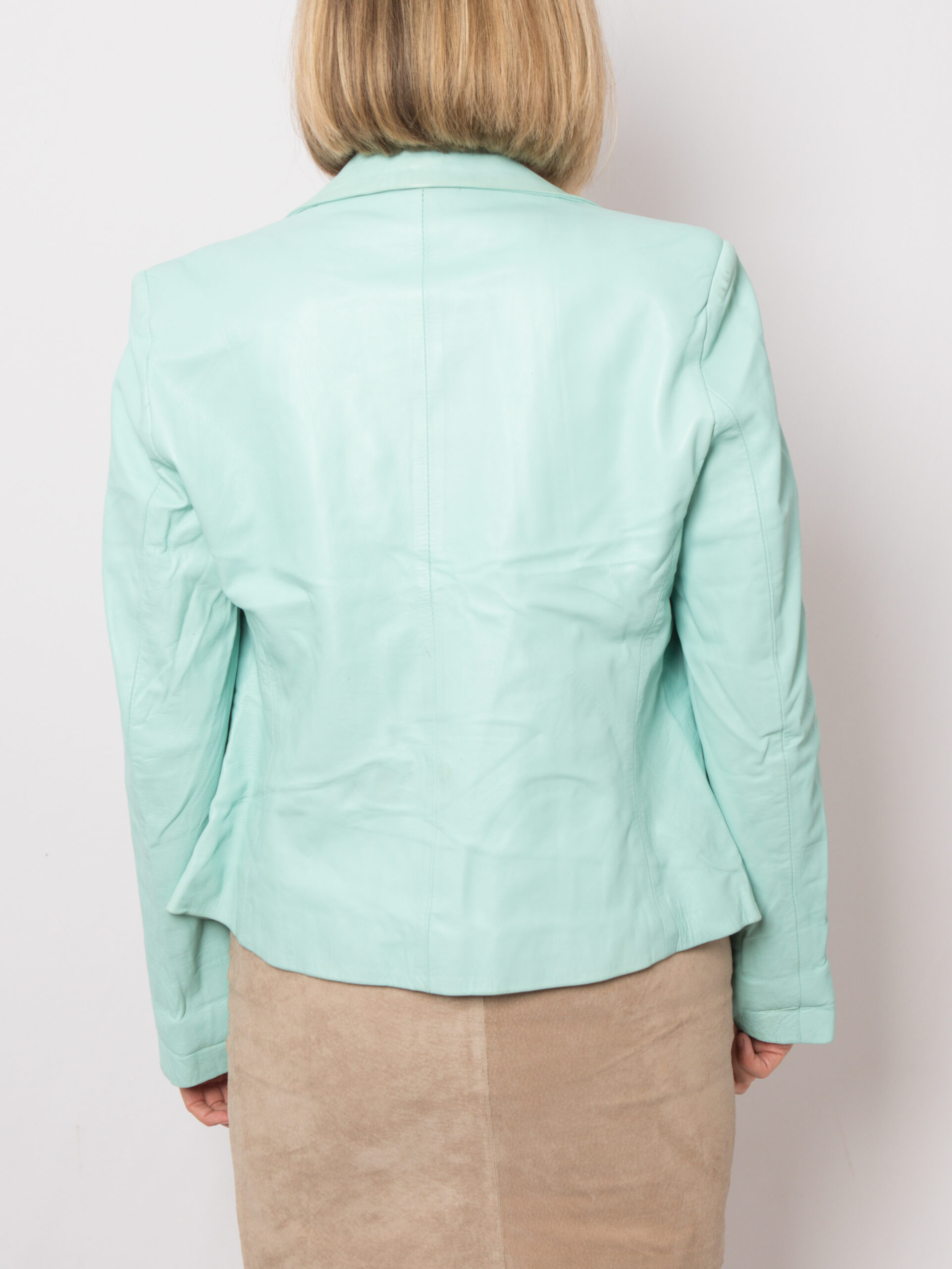 Vintage Soft Leather Blazer Vintage Soft Leather Blazer - Image 5