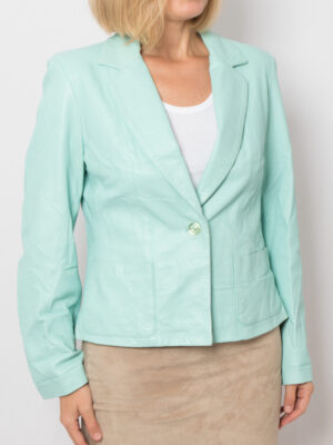 Vintage Soft Leather Blazer