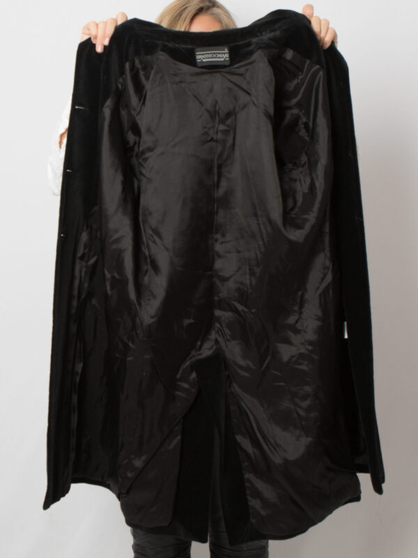 Vintage Black Velvet Jacket - Image 6