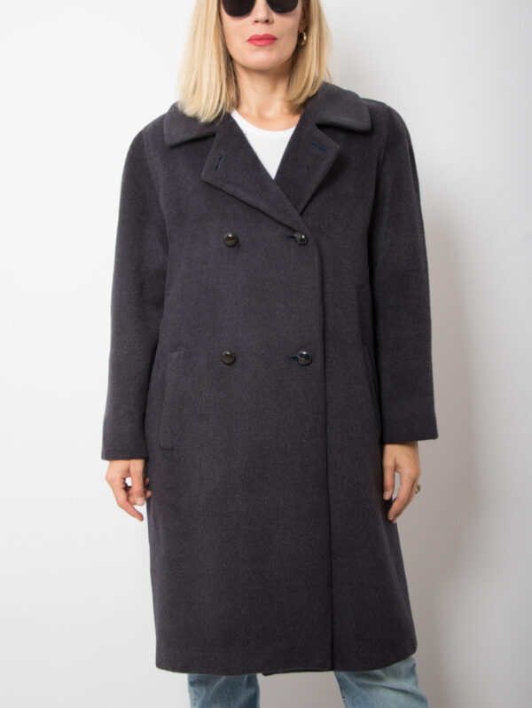 Vintage Les Copains Double-Breasted Coat - Image 2