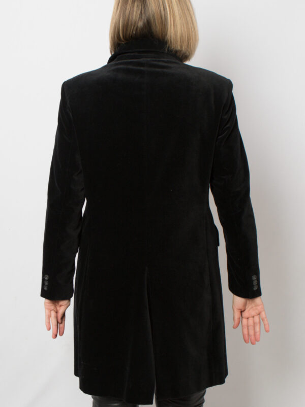 Vintage Black Velvet Jacket - Image 4