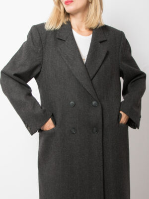 Vintage Herringbone Coat Mens by ETHOMAS