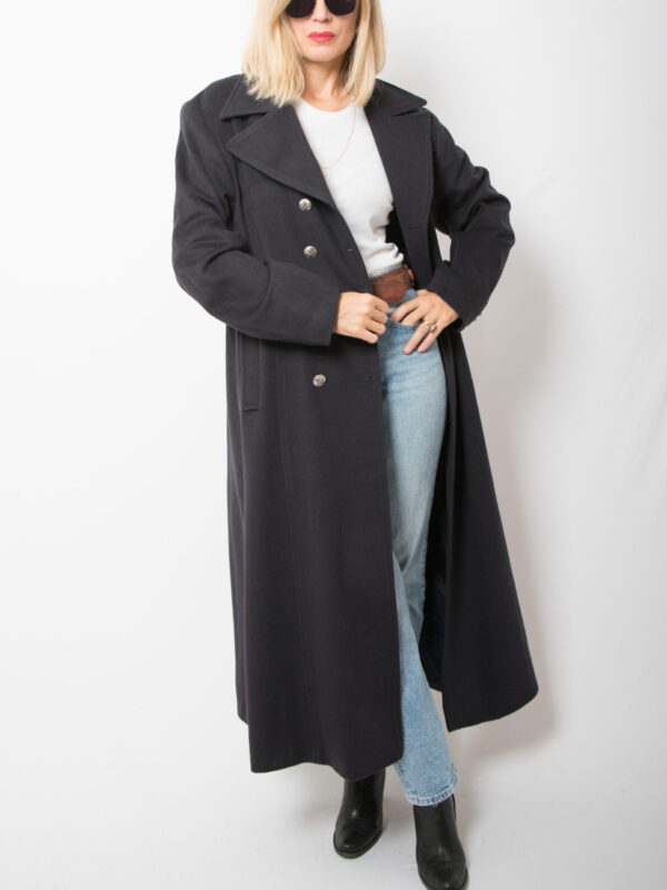 Vintage Angora Long Coat - Image 2