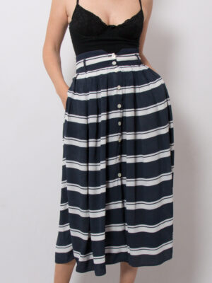 BYBLOS Striped Midi Skirt