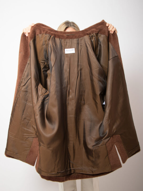 BASLER Vintage Wool Llama Coat Oversized - Image 6