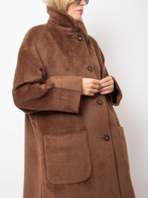 BASLER Vintage Wool Llama Coat Oversized