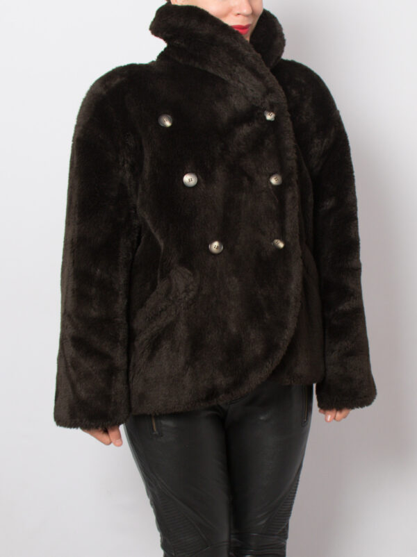 90s Pennyblack Faux Fur Jacket - Image 3
