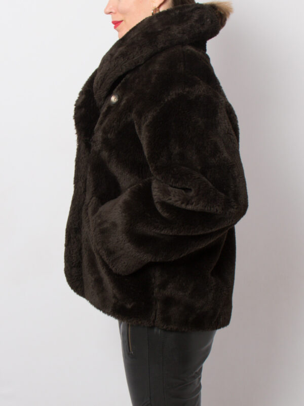 90s Pennyblack Faux Fur Jacket - Image 4