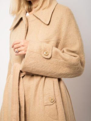 Vintage Wool Trench Coat
