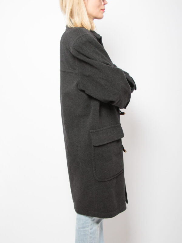 Vintage Wool Duffle Coat Menswear - Image 4