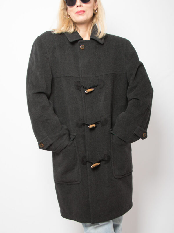 Vintage Wool Duffle Coat Menswear