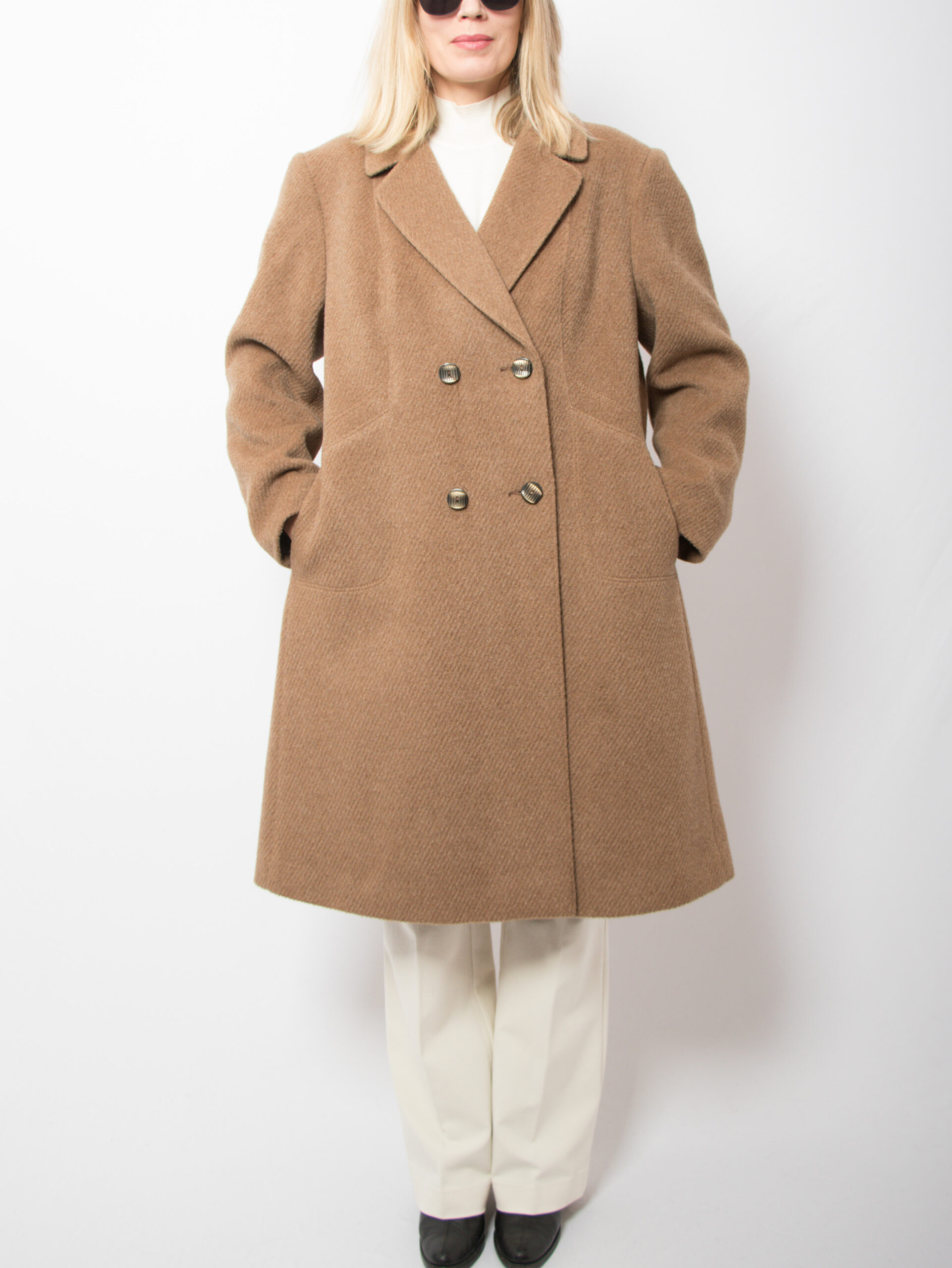 Vintage Herringbone Mohair Coat Vintage Herringbone Mohair Coat - Image 2