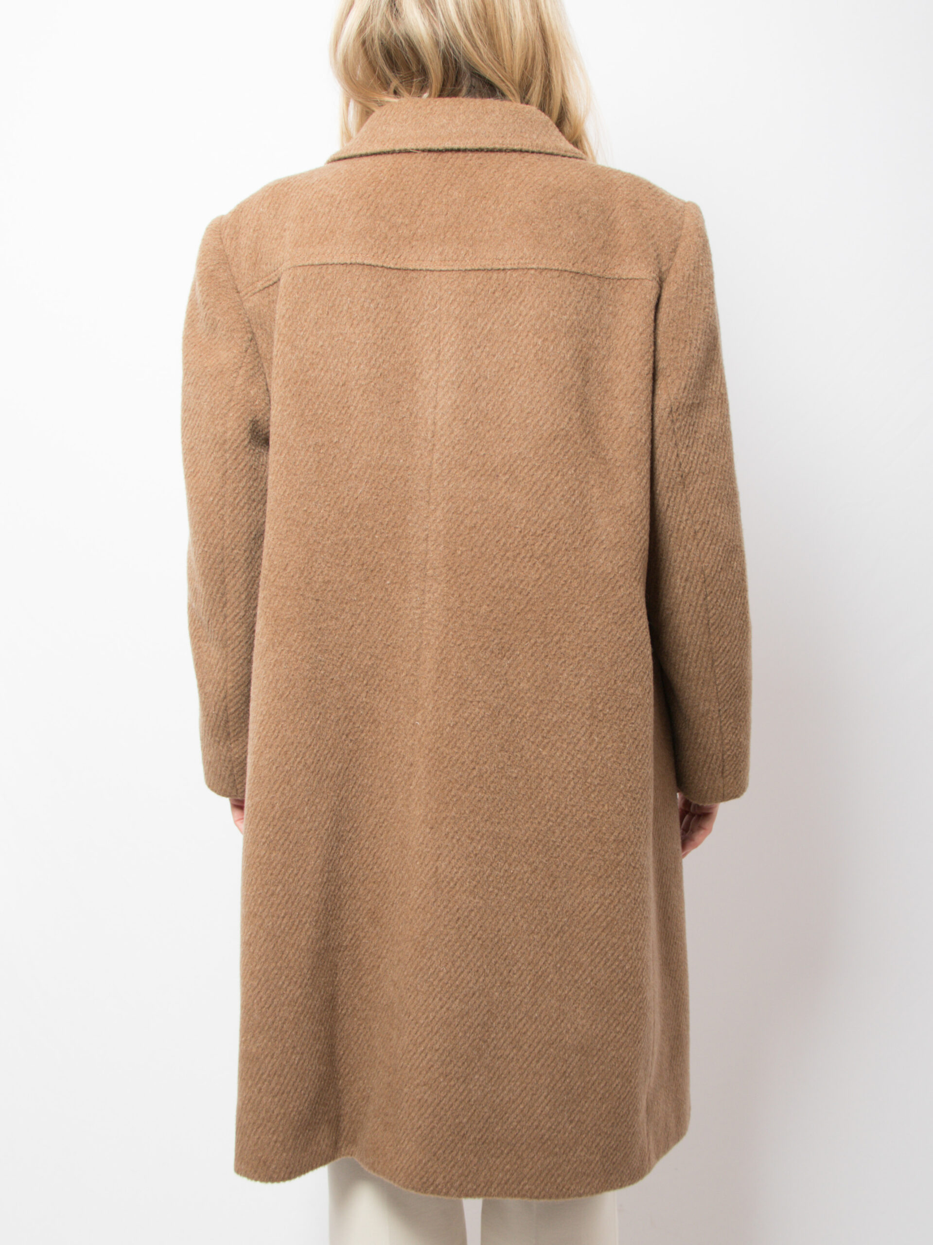 Vintage Herringbone Mohair Coat Vintage Herringbone Mohair Coat - Image 4