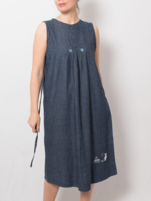 90s Denim Sarafan Dress