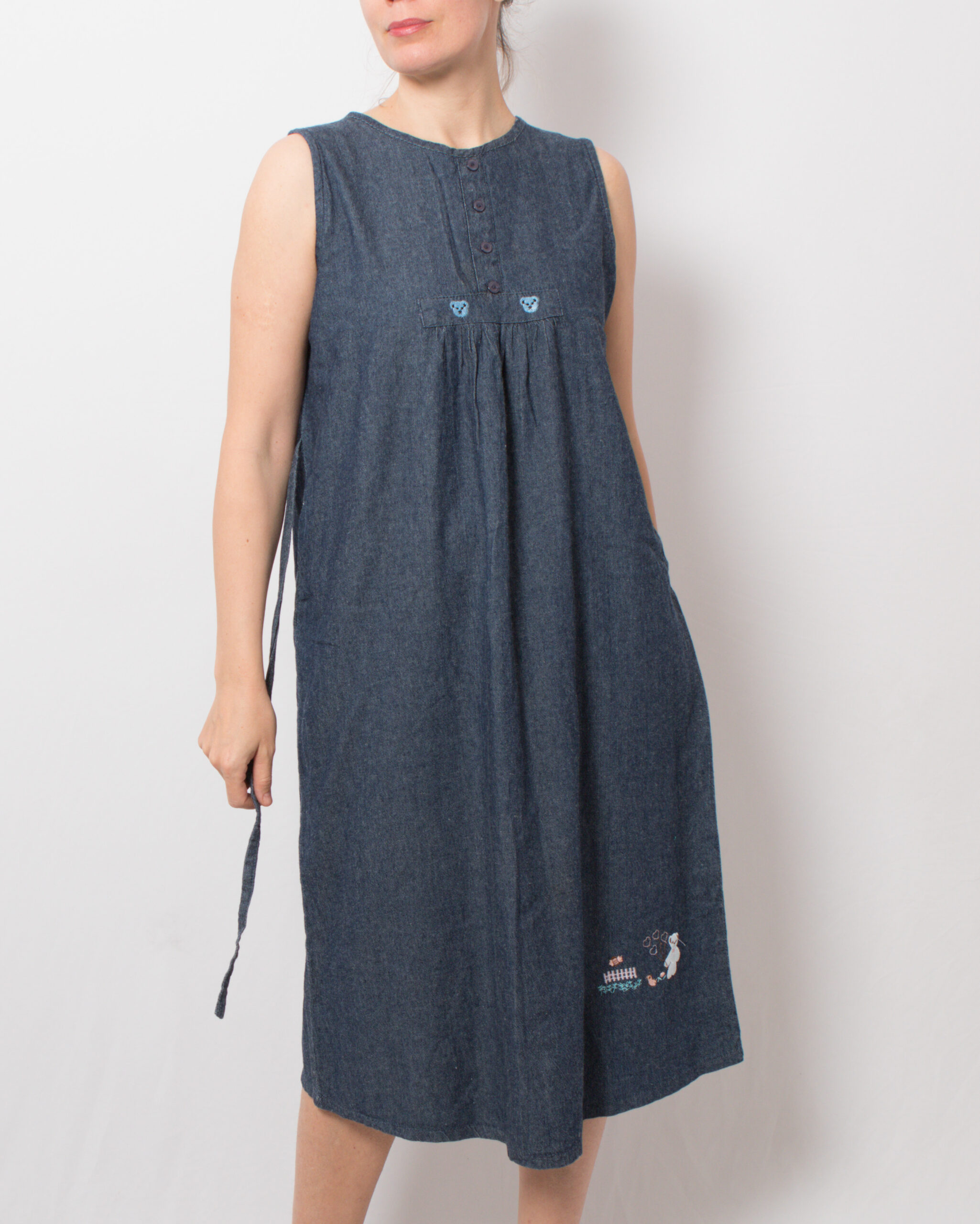 90s Denim Sarafan Dress 90s Denim Sarafan Dress