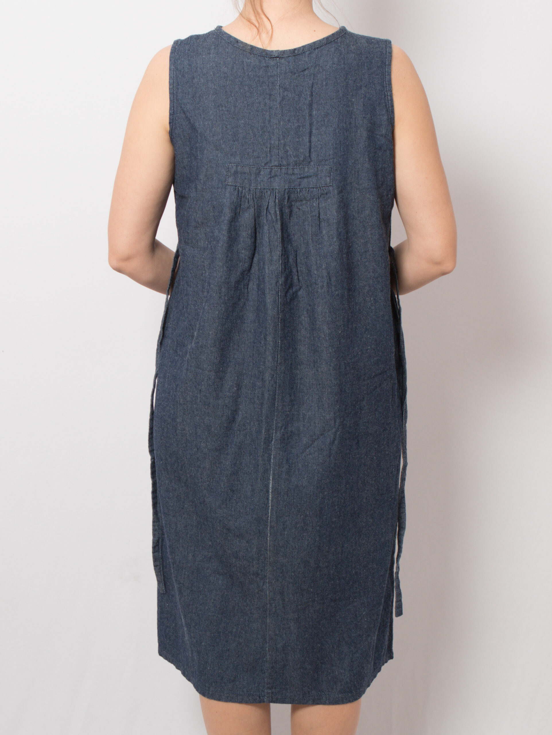 90s Denim Sarafan Dress 90s Denim Sarafan Dress - Image 6