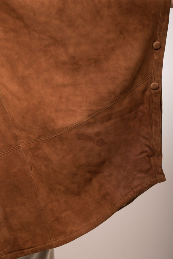 Vintage MARINA RINALDI Shearling Cape - Image 7
