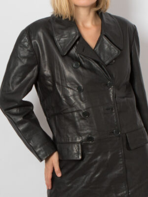 Vintage Black Leather Jacket
