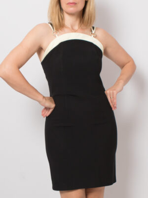 GIVIESSE 90s Mini Black Dress