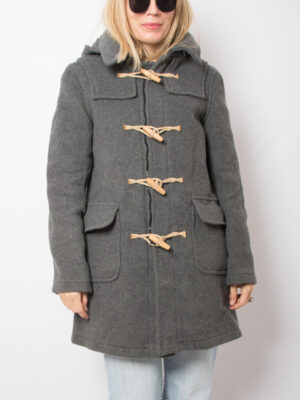 Vintage Hooded Duffle Coat