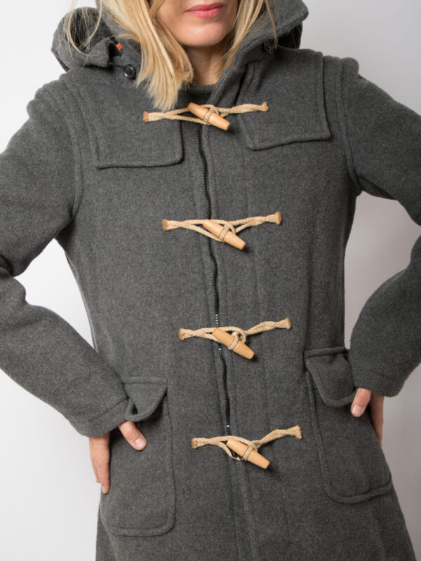 Vintage Hooded Duffle Coat - Image 5