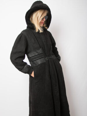 Filippo Alpi Hooded Sheepskin Coat