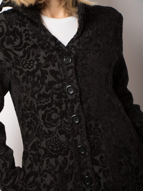 Y2K DESIGUAL Brocade Fitted Coat - Image 2