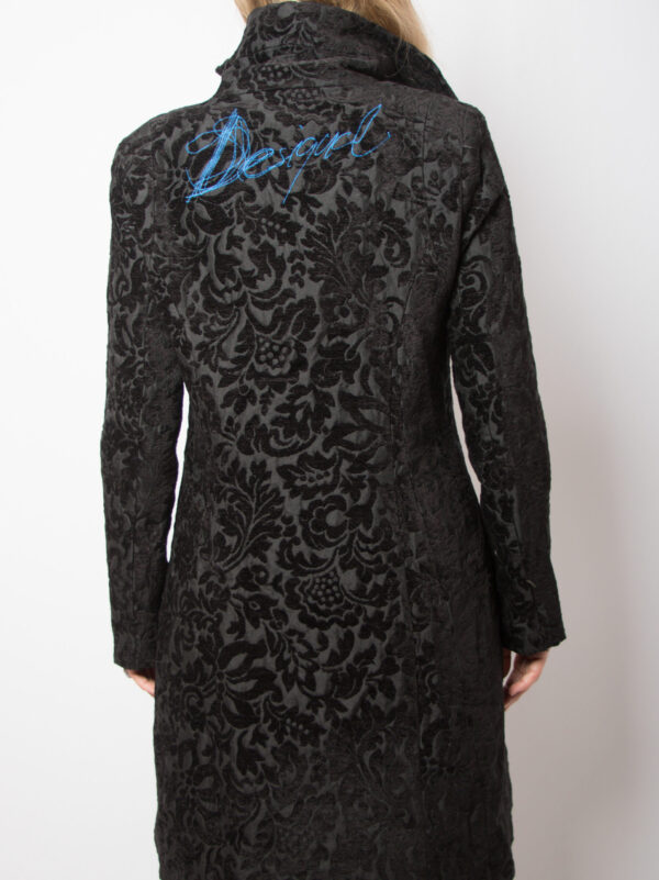 Y2K DESIGUAL Brocade Fitted Coat - Image 3