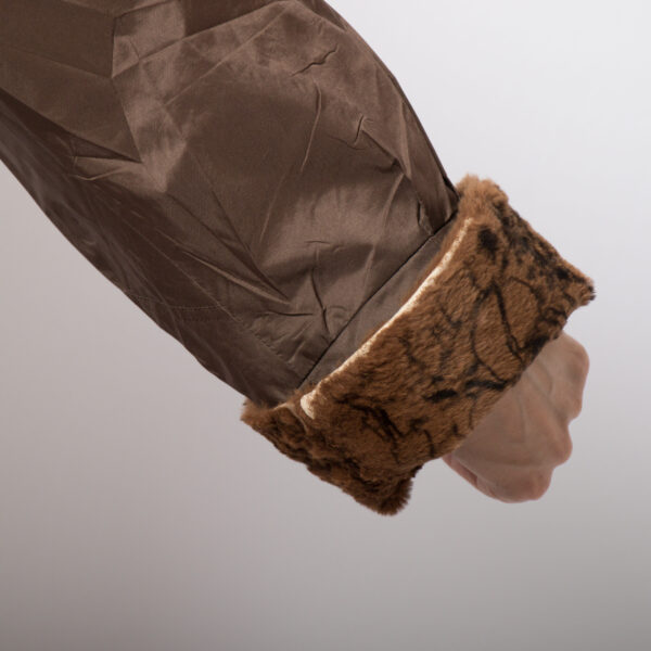 Vintage Floral Fur Lining Coat - Image 6